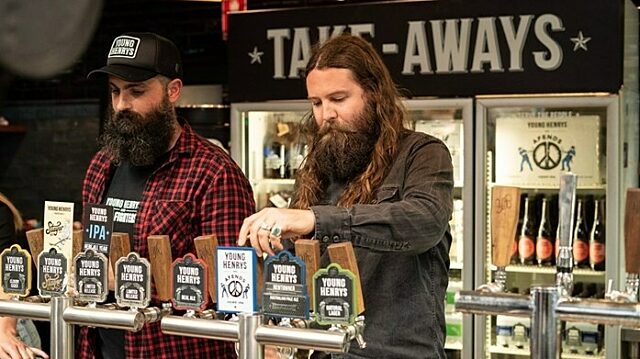 Staff at Young Henry's, Newtown NSW.
