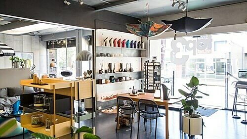 Interior shot of the Top 3 By Design retail store